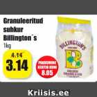 Allahindlus - Granuleeritud
suhkur
Billington´s
1kg