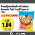 Allahindlus - Puuviljamaitselised kujundkommid Tutti Frutti Tropical 160 g