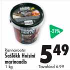 Allahindlus - Rannarootsi
Šašlõkk Hoisini
marinaadis
1 kg