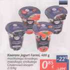 Allahindlus - Koorene jogurt Farmi, 400 g