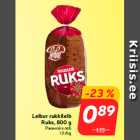 Allahindlus - Leibur rukkileib
Ruks, 800 g