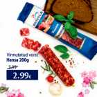 Vinnutatud vorst Hansa 200 g