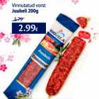 Vinnutatud vorst Juubeli 200 g