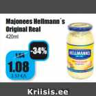 Majonees Hellmann´s
Original Real
420ml