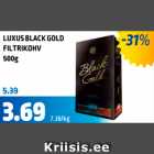 Allahindlus - LUXUS BLACK GOLD FILTRIKOHV 500 g