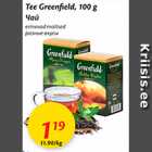 Allahindlus - Tee Greenfild, 100 g