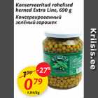 Allahindlus - Konserveeritud rohelised herned Extra Line, 690 g