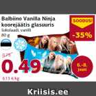 Allahindlus - Balbiino Vanilla Ninja
koorejäätis glasuuris