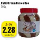 Allahindlus - Pähklikreem Nusica Duo 750 g