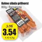 Allahindlus - Kolme sibula grillvorst