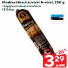 Moskva täissuitsuvorst A-vorst, 250 g
