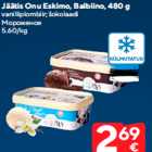 Jäätis Onu Eskimo, Balbiino, 480 g

