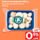 Pakitud šampinjonid, 400 g
