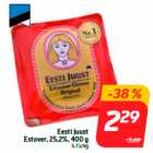 Eesti juust
Estover, 25,2%, 400 g
