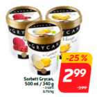 Sorbett Grycan,
500 ml / 340 g