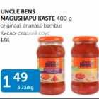 UNCLE BENS MAGUSHAPU KASTE 400 G