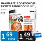 Allahindlus - MAMMA LET´S GO KOOKOSERICOTTA PANNKOOGID 200 G