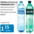 DEVIN LOODUSLIK MINERAALVESI 1,5 L