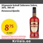 Allahindlus - Hispaania brändi Soberano Solera,