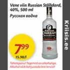 Allahindlus - Vene viin Russian Standard,