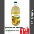 Kolesteroolivaba päevalilleõli
Natura, 1 l
