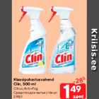 Klaasipuhastusvahend
Clin, 500 ml

