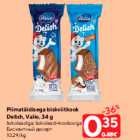 Allahindlus - Piimatäidisega biskviitkook
Delish, Valio, 34 g

