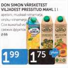 DON SIMON VÄRSKETEST VILJADEST PRESSITUD MAHL 1 L