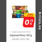 Allahindlus - Küpsised
Rimi, 150 g