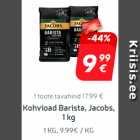 Kohvioad Barista,
Jacobs, 1 kg*