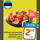 Grillitud-marineeritud
köögiviljad Rimi
kokkadelt, 200 g