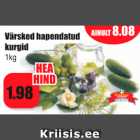 Allahindlus - Värsked hapendatud kurgid 1 kg