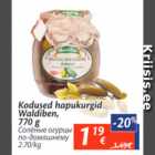 Allahindlus - Kodused hapukurgid Waldiben, 770 g