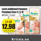 Mähkmed - Laste mähkmed Pampers Premium Care (1,3,4)