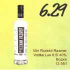 Allahindlus - Viin Russkii Razmer Vodka Lux 