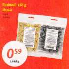 Allahindlus - Rosinad, 150 g