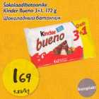 Allahindlus - Šokolaadibatoonike Kinder Bueno 3+1,175g