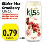 Allahindlus - Siider kiss Cranberry 4,5%,0,5L