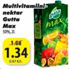 Allahindlus - Multivitamiininektar Gutta Max 50%,2L