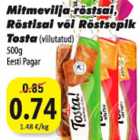 Allahindlus - Mitmevilja-röstsai, Röstsai või Restsepik Tosta (viilutatud) 500 g