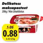 Allahindlus - Delikatess maksapasteet 200 g