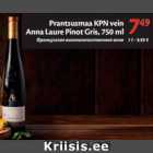 Allahindlus - Prantsusmaa KPN vein Anna Laure Pinot Gris, 750 ml