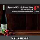 Allahindlus - Hispaania KPN vein Esmeralda, Torres, 750 ml