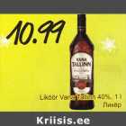 Allahindlus - Likör Vana Tallin  40%, 1 l