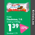 Allahindlus - Kinder Piimabatoon, 5 tk