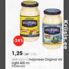 Allahindlus - Неllmann"s majonees Original või Light 420 ml