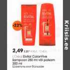 Allahindlus - L"Oreal Elvital Color Vive šamрооn 250 ml või palsam
200 ml