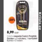 Allahindlus - Gillеttе raseerija Fusiоn Proglide Golden + 2 varutera, l komplekt