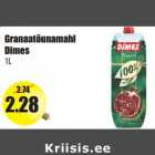 Allahindlus - Granaatõunamahl
Dimes
1L