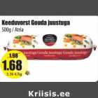 Keeduvorst Gouda juustuga
500g / Atria